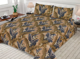 3 Pcs Printed Bedsheet - Q5